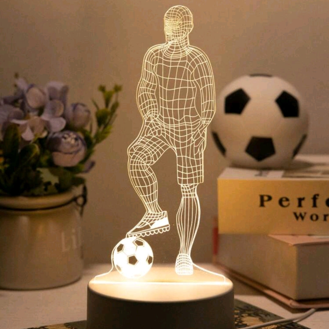 Football Sports 3d Led Night Light