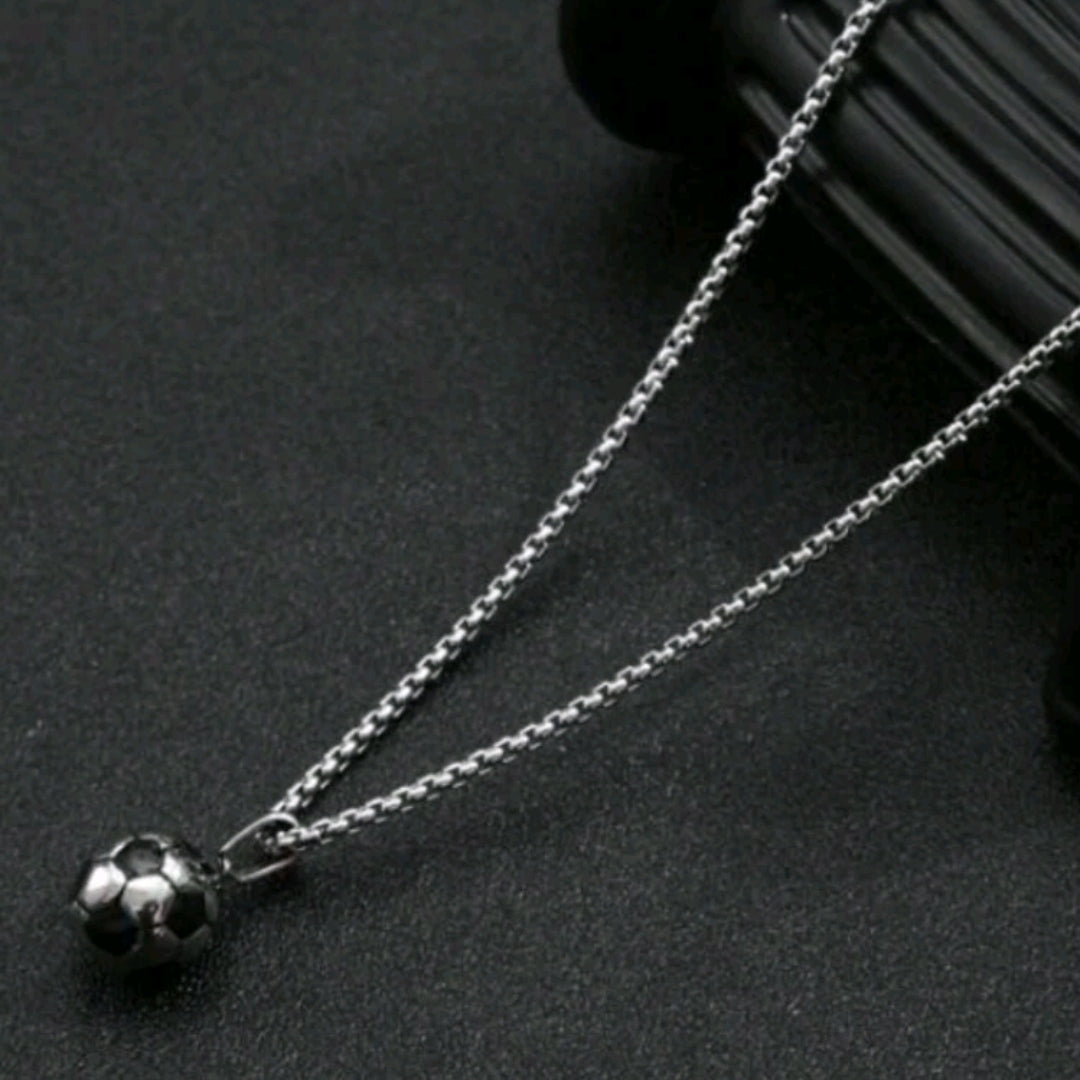 Soccer Ball Shaped Necklace