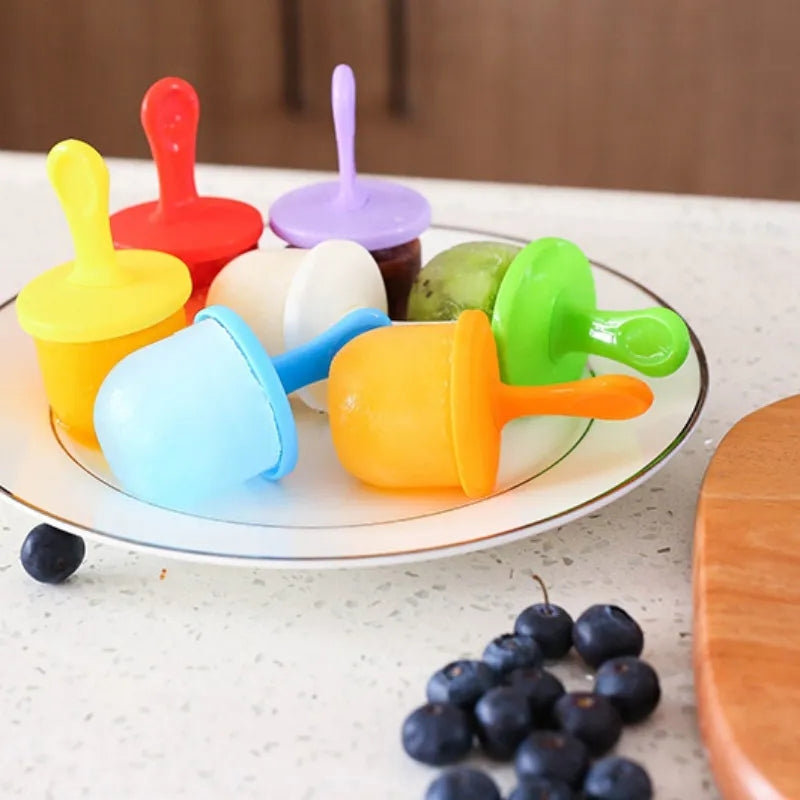 7 Cavity Silicone Mini Ice Popsicle Mold