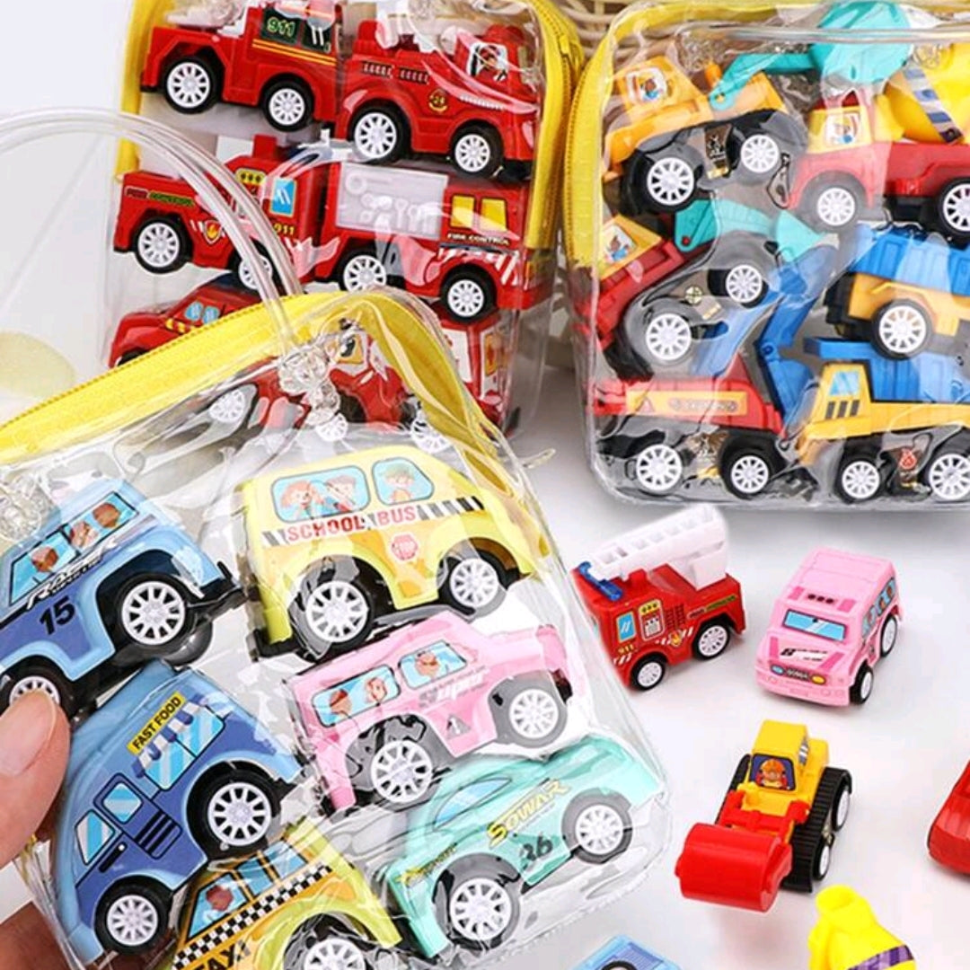 6pcs Mini Car Sets For Kids