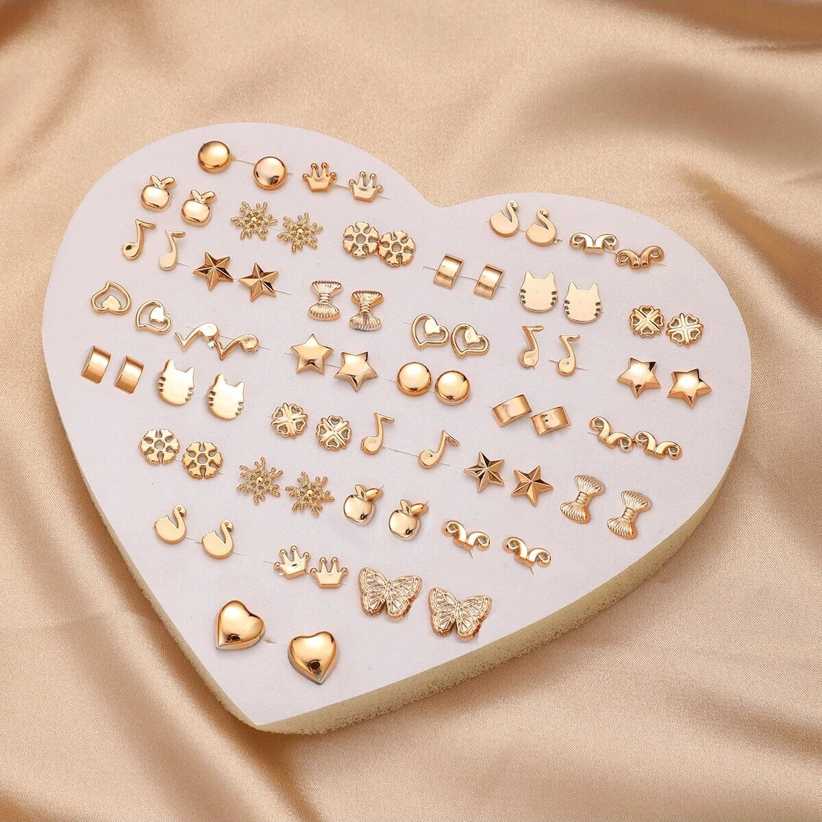 36pairs/Set Random Style Ear Accessories For Women