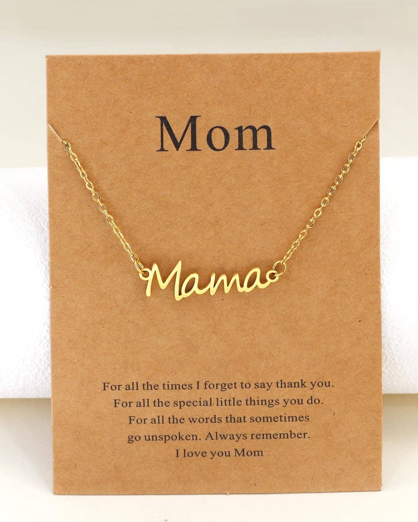 Mother's Day Stainless Steel Necklace For Mom