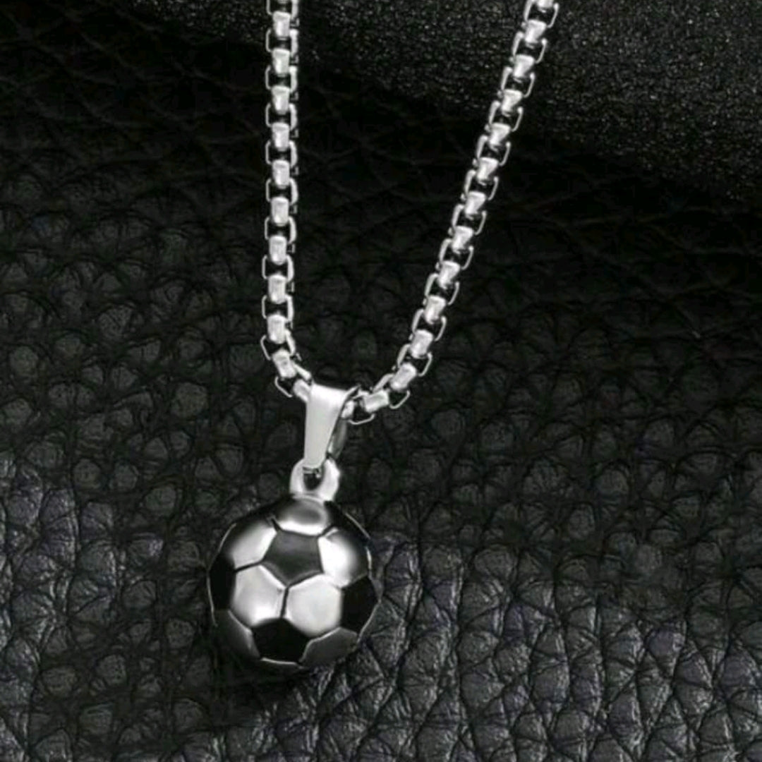 Soccer Ball Shaped Necklace