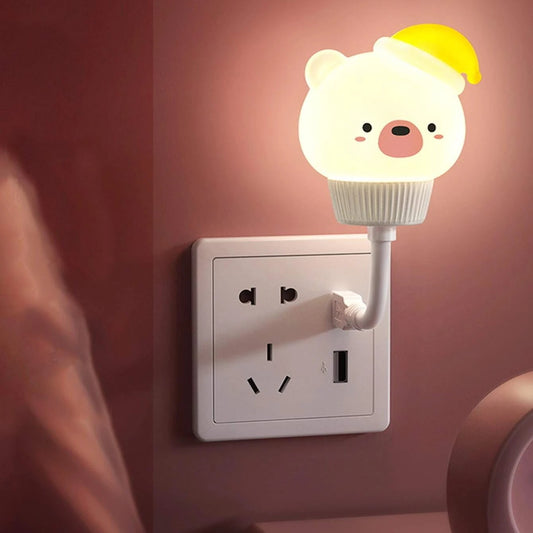 Cute Bear Shaped Night Light