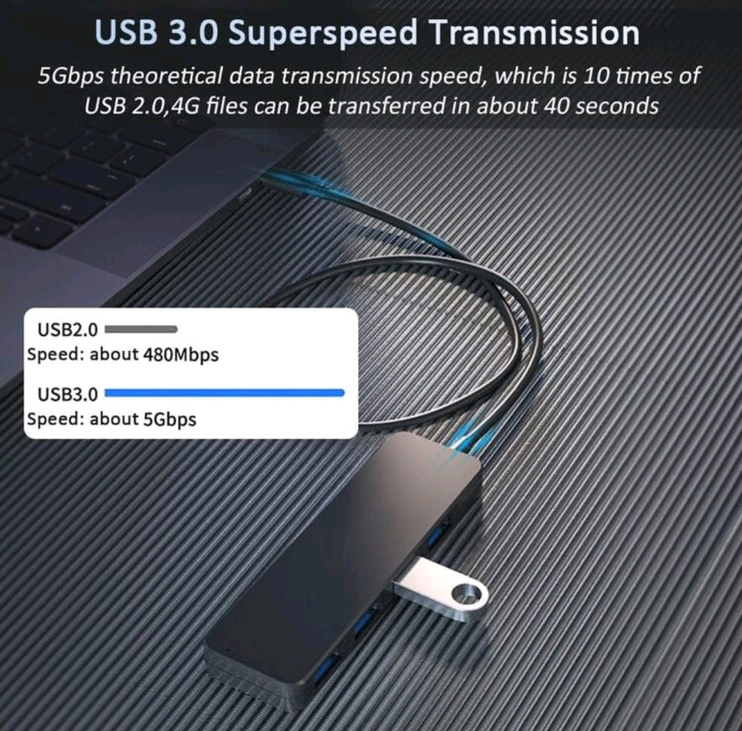 USB 3.0 4-Port USB Hub