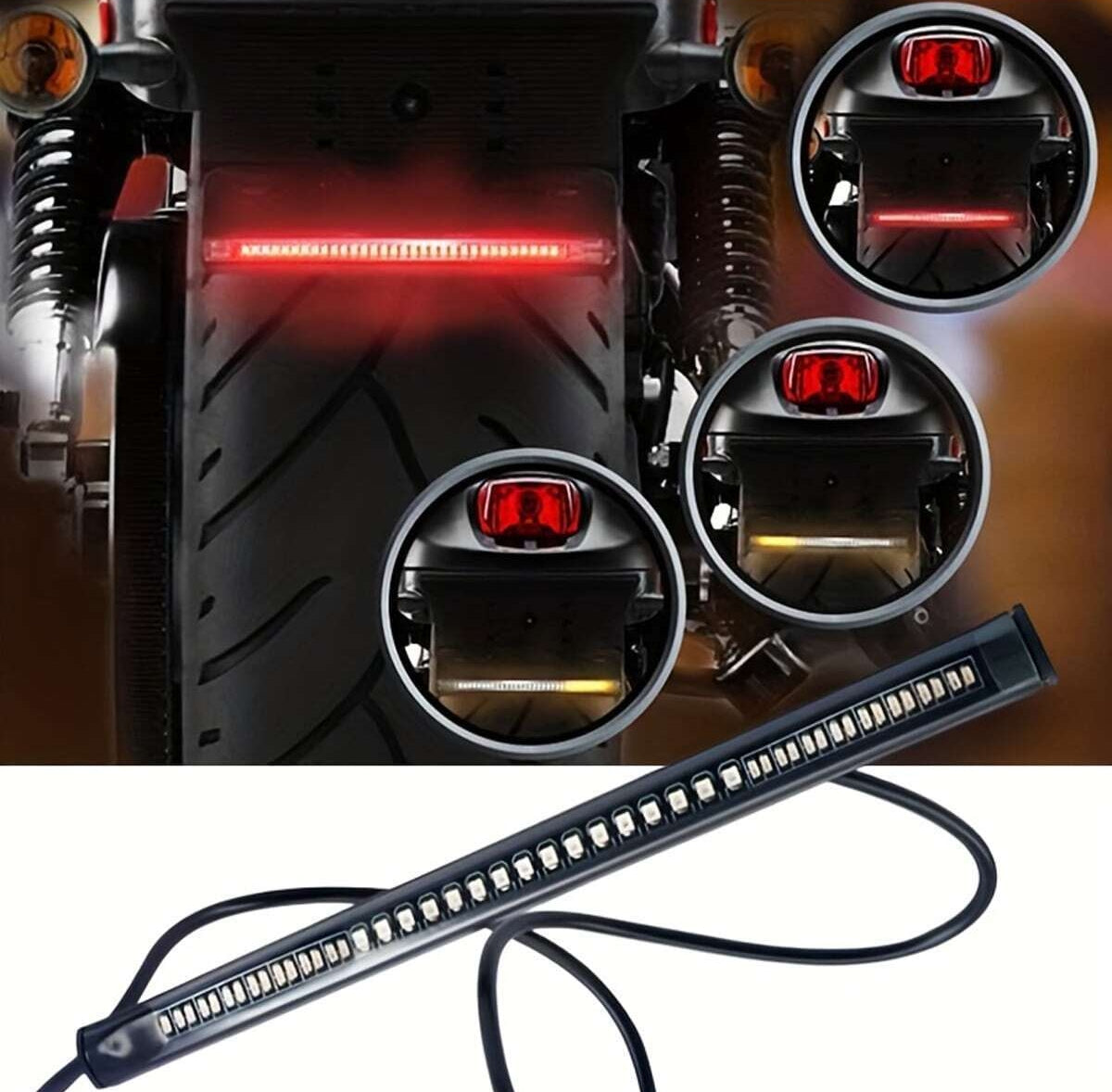 Motorcycle Brake Light Turn Light 48 Waterproof