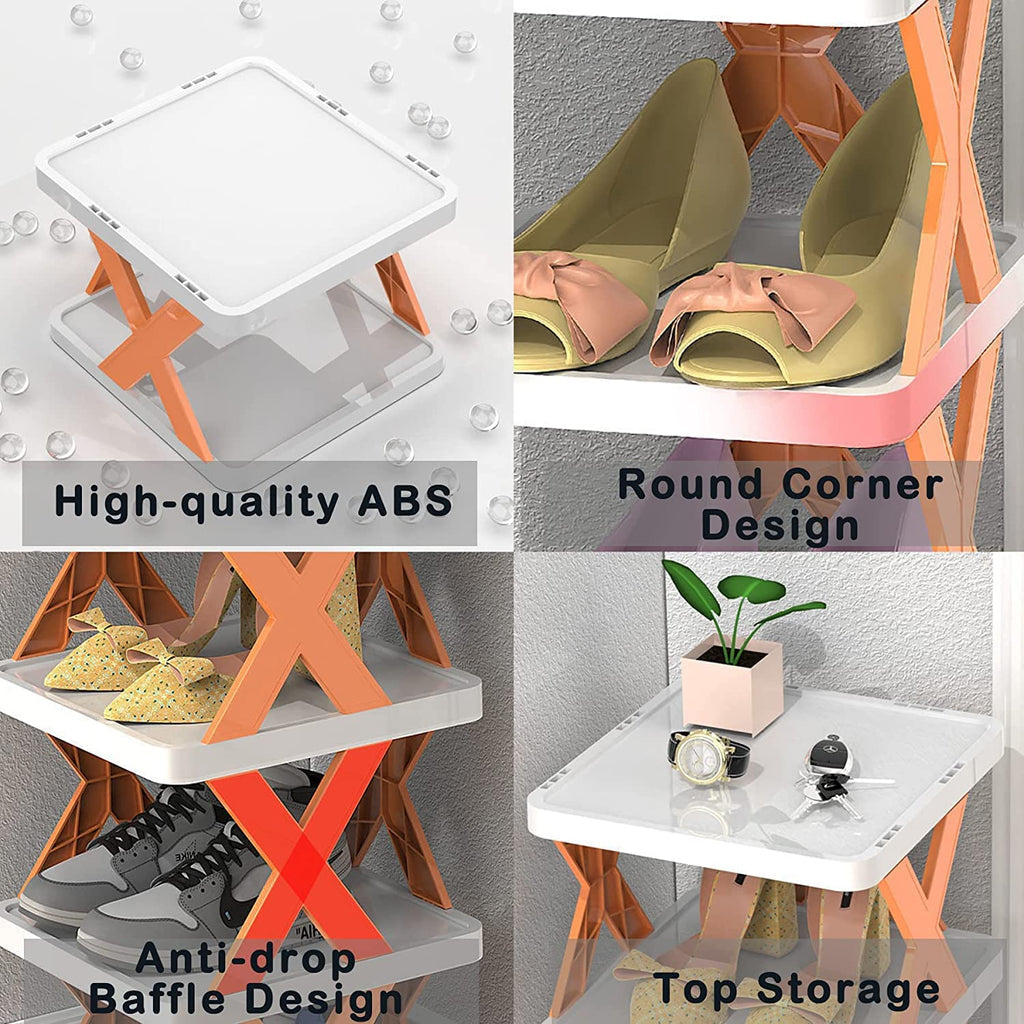 4 Layer Stackable Shoe Storage Box