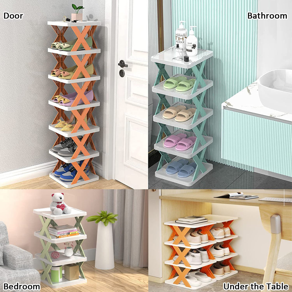 4 Layer Stackable Shoe Storage Box